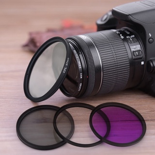67mm UV CPL FLD Lens Filter Kit+Pouch Lens Cap Hood