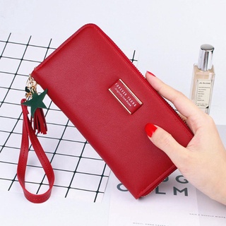 Women PU Leather Long Zip Purse Ladies Card Holder Case Clutch Phone Coin Wallet (6)