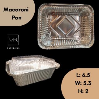 5 PCS Aluminum Foil Tray Macaroni Pan 6x5 with Lid - P13/pc