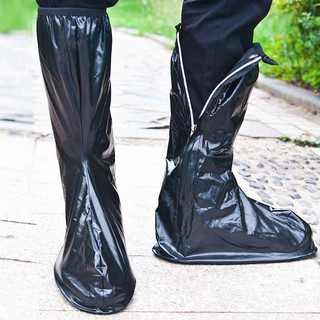 Long Zipper Style Rain Boots Shoe Cover