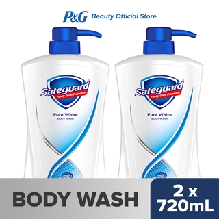 Safeguard Pure White Body Wash (720mL) Duo