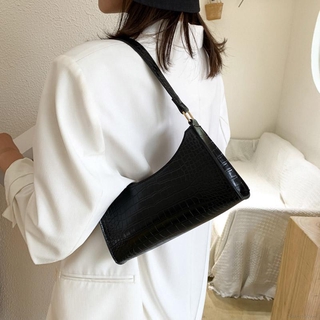 UISN #710 Korean fashion shoulder croco leather ladies women bag sling (5)