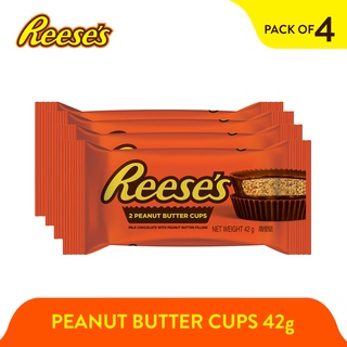 Reese's Peanut Butter Cups 42g (Pack of 4)