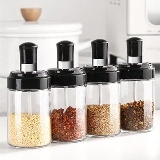Glass Spice Jar Glass Seasoning Jar seasoning Bottle kitchen Dispensers