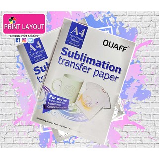 Sublimation Transfer Paper A4 Size 100sheets