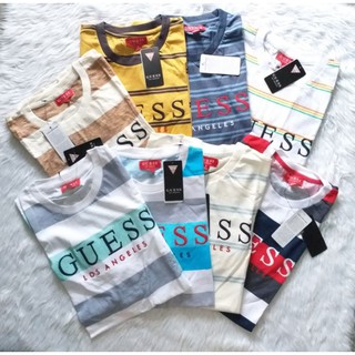 Guess embroidered overrun men's/ unisex tshirt