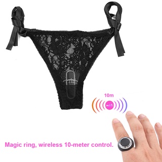 Clitoris Stimulate Vibrators Finger Ring Wireless Remote Control 10 Frequencies Female Panties Vibra