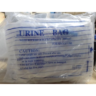 Urine bag with bottom outlet ( capacity 2000 ml )