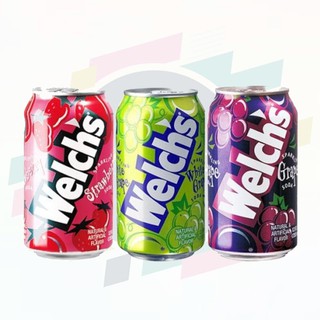 Welch's Grapes Sparkling Soda in can 355ml
