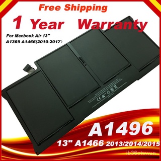 A1496 A1405 Laptop Battery For Apple Macbook Air 13" A1466 (2012 2013 2014 2015 2016 2017 Y