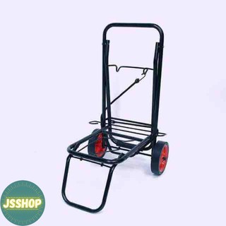JSShop Folding Luggage Trolly Hand Truck Push Cart &Q~