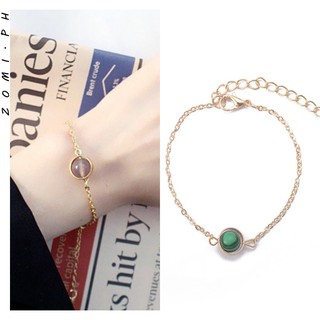 [ZOMI] Chain bracelet Fashion marble pattern beaded pendant