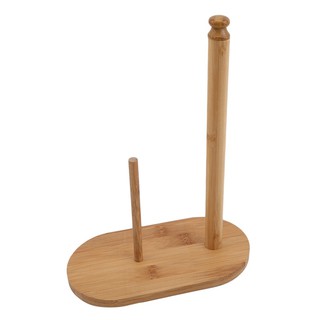 kitchen towel☽❖Bamboo Wood Paper Towel Holder Kitchen Tissue Holder Household Roll Paper Stand Kitch (4)