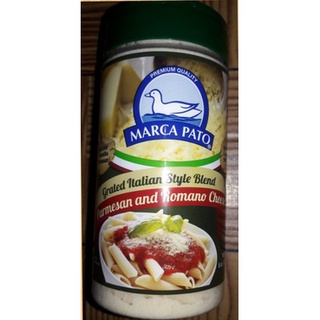 MARCA PATO Grated Italian Style PARMESAN and ROMANO CHEESE 227 grams