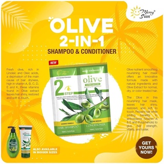 Hair and Scalp Conditioner◈Merry Sun Olive 2in1 Shampoo & Conditioner (10ml) (1)
