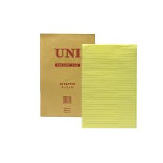 Uni Yellow Pad Paper 80 leaves (2)