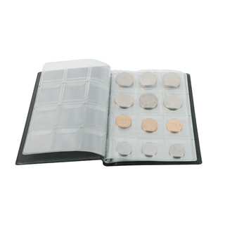 PVC Coin Collection Book World Coin Stock Holder 10 Pages 120 Pockets Coins Album Money Penny Storage Book