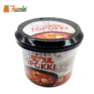 Surasang 88 Seoul Gungmul Rice Cake With Hot Sauce Topokki 170g