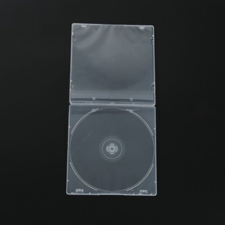 ✵(10pcs)Photo Insert CD/DVD PP Poly Case 12.9x12.6x0.52cm Single Super Clear