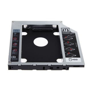 Universal 12.7mm SATA 2nd HDD SSD Hard Drive Caddy for CD DVD-ROM Optical Bay