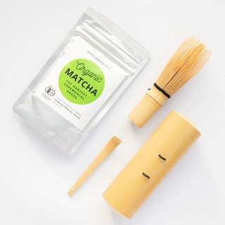 Matcha Travel Set With Organic Matcha Bamboo Chashaku Tea Scoop Chasen Whisk and Cha-ire Caddy (4)