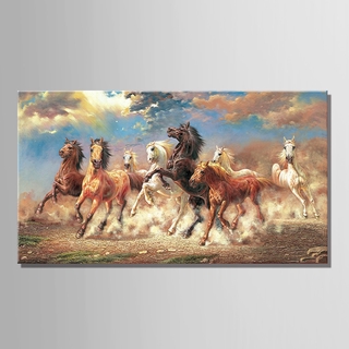 8 Running Horse Animal Modern Printed Oil Painting On Canvas Cotton Wall Paintings Picture For Living Room Wall Art Wall Decor