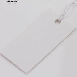 💎♥ 100Pcs 40x20mm White Blank Label Price Tags Bookmarks (2)