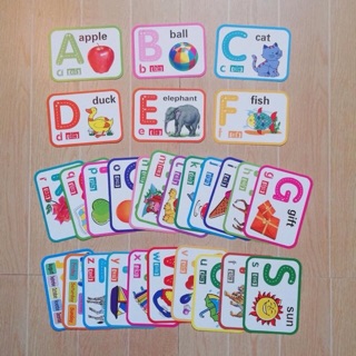 Educational study kids alphabet/numbers flashcards toddlers