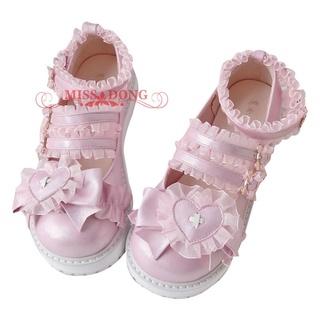 Lolita lol Mother lo Shoes Cute Hot Girl Big Head Doll JK Uniform With Skirt Summer Thick Sole (5)