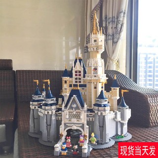 ﹍❆[Hot Sales] Lego Disney Princess Castle Park Girl Series Adults Highly Difficult Assembled Buildin
