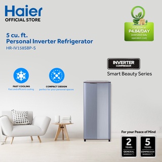 Haier HR-IV158SBP-S 5.0 cu. ft. Fast Cooling Inverter Single Door Refrigerator (Hairline Silver) (2)