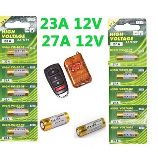 rechargable battery battery ⊿Car remote Battery 27a 23a 5pcs☁