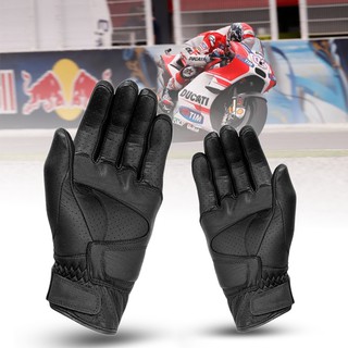 Breathable Motorcycle Gloves Black Leather Gunes Moto GTRJ (9)