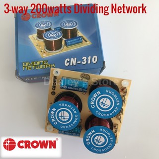 Original Crown CN-310 Dividing Network 3-way 200watts Crossover