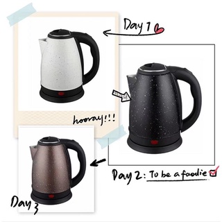 Ready Stock/✱◆MINI999 NEW! DESIGN 2 L Scarlett Stainless Steel Electric Kettle 5.0 quality Automatic