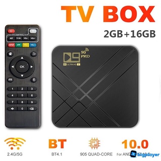 Android 10.0 TV BOX 2GB 16GB 4K Voice Assistant 1080P Video TV receiver Wifi 2.4G&amp;5G Bluetooth Smart TV Box Set top Box BIGPLAYER