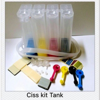 Ready Stock/✆Canon CISS Kit 100ml for 4 colors printers hp ciss tank continuous tank