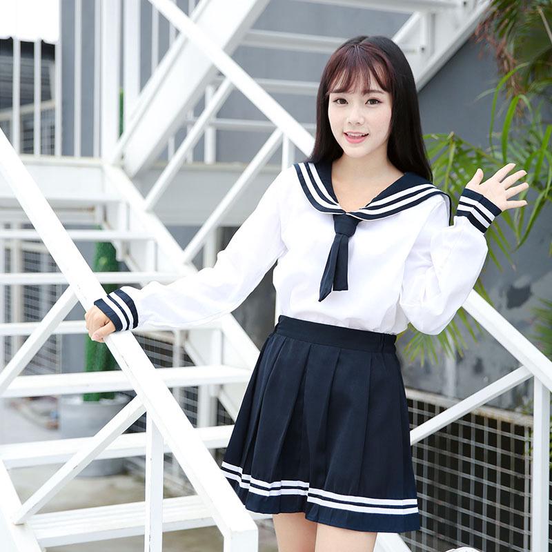 JK uniform Japanese class uniform school uniform Kansai 襟 student sailor suit short-sleeved suit