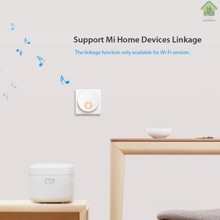 Ready Stock/○∏ﺴXiaomi Mijia Linptech Self Powered Wireless Doorbell Self-generating Electricity Ring