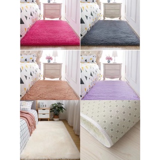 100*150cm Plush Carpet Soft Carpet Bedroom Floor Mat Fluffy Carpet Home Decoration Home