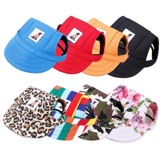 1PCS Summer Pet Dog Hat Cap Outdoor Dog Baseball Cap Canvas Small Dog Sunscreen Accessories Fashion (1)