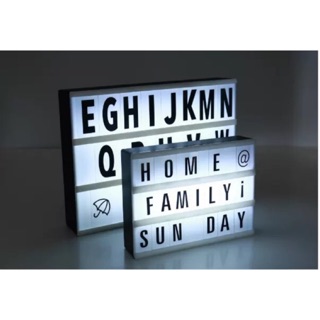 A5 Cinematic Lightbox LED Message Board