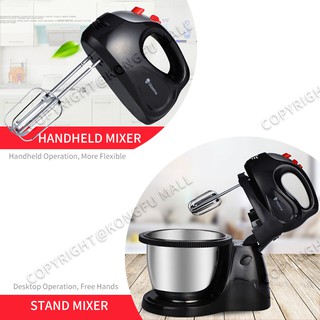 Electric Mixer Stand Mixer With Stainless Steel Bowl Multipurpose Cake Cream Mixer Dough Mixer Egg Mixer Electric Whisk Blender Machine (2)