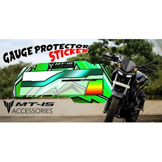 Gauge Protector Yamaha MT15 Green V2