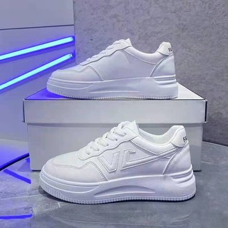 Korean rubber white shoes fashion sneakers for women (7)