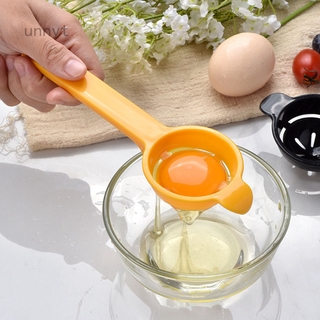 White Egg Yolk Separator Tool Easy Cooking White Sieve Plastic Kitchen Gadget