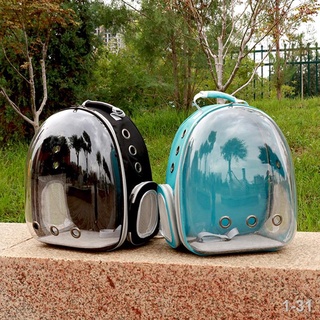 ❧Pet dog Cat Backpack Carrier Bag Bubble space Capsule Puppies Bag for Travel Hiking and Outdoor Use