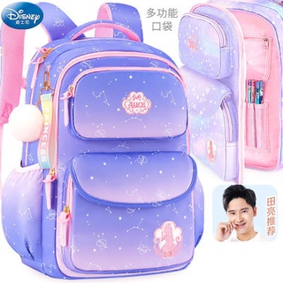 Disney schoolbags, primary school girls, three or six grade net red girls, Light Children's Ridge, s