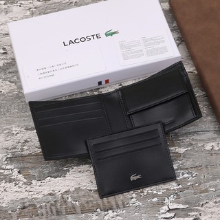 9.9 LOW PRICE 100% original Lacoste wallet Business men's Postcard wallet (4)