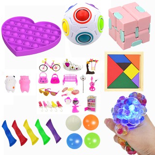 【cod】22 Pack Fidget Sensory Toy Set Stress Relief Toys for Kids Adults Fun Fidgeting Game for Classroom and Office